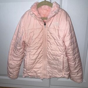 The North Face Kids Light Pink Puffer Jacket
